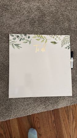 To Do dry erase board