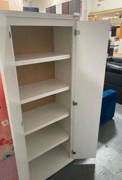 Tall white pantry