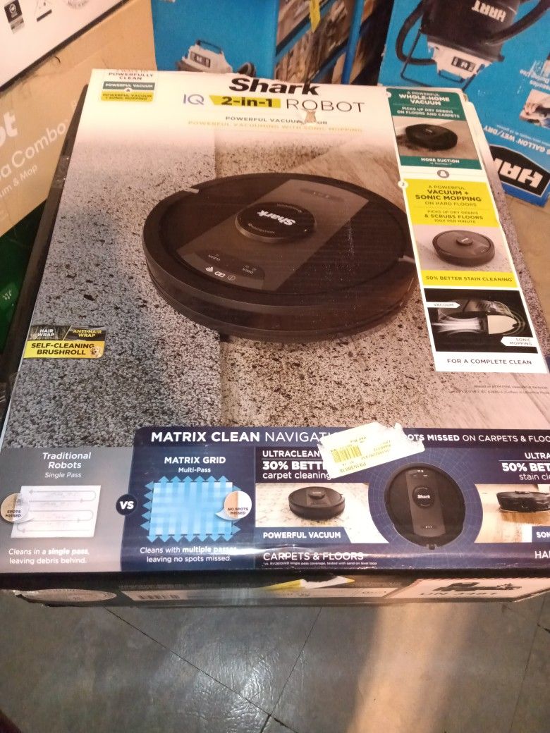Shark iQ 2 In 1 Robot Mops And Sweeps