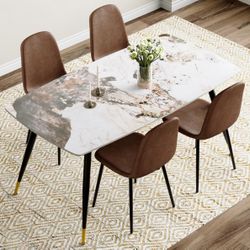 Brand New Modern Dining Table Set for 4-$250 (Paid $633)