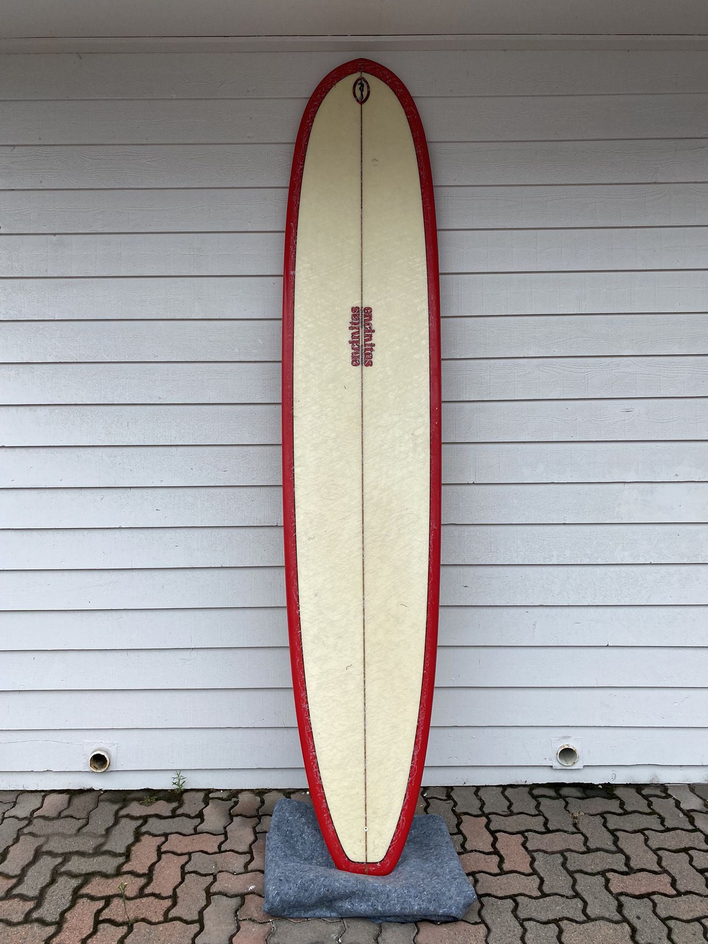 Classic Encinitas Surfboards John Kies Noserider Longboard w/ Fin, 9’9” Clark Foam