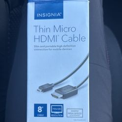  Insignia Thin Micro HDMI Cable 