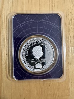 1 oz Silver $5 Zodiac Series CANCER