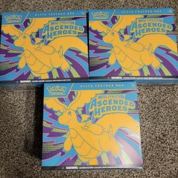 Pokemon Ascended Heroes ETB Lot Of 2 Sealed