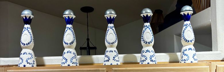 Clase Azul tequila bottles