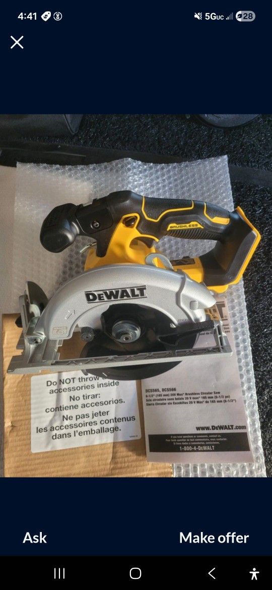 Dewalt 20v Saw