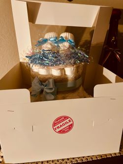 Gender Reveal/ Baby shower Diaper Cake