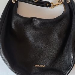 Jimmy Choo Large Black Shoulder Bag *Authentic*