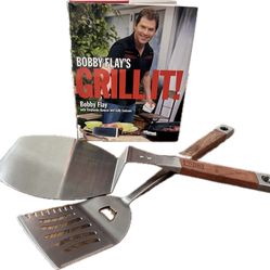 🔥 Bobby Flay Grill Set + “Grill It!” Cookbook