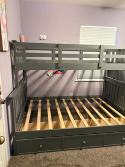 Twin over full bunk bed