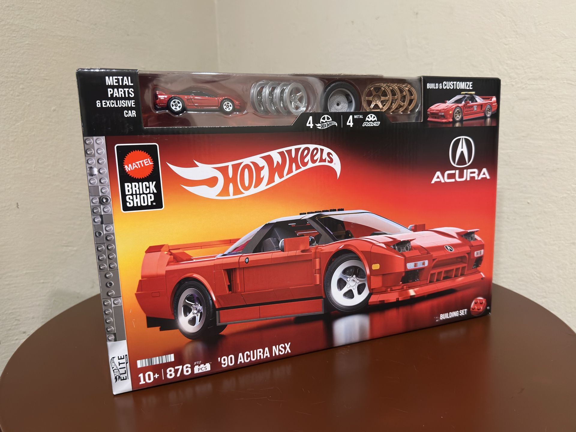 Hot Wheels Mattel Brick Shop ’90 Acura NSX Building Set – Sealed, New in Box – Rare Collector’s Item