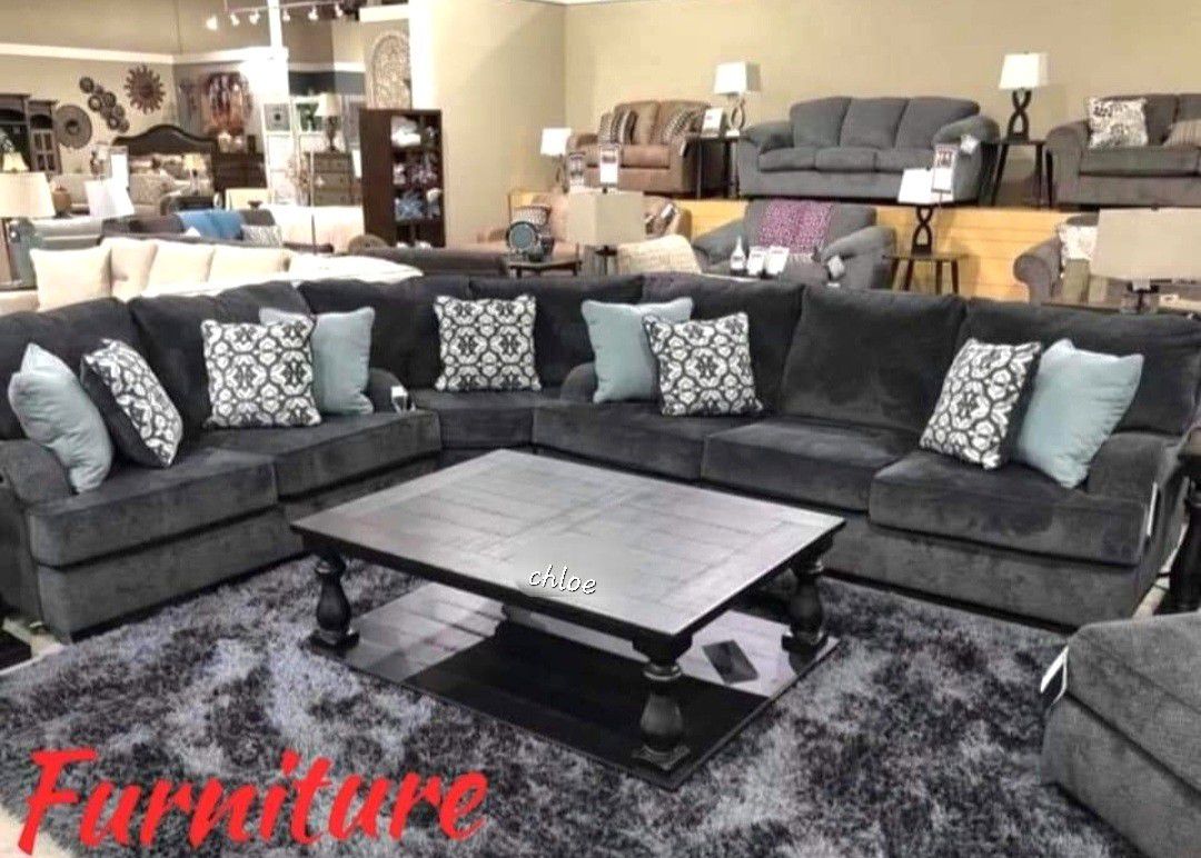 
♡ASK DISCOUNT COUPON💬 sofa Couch Loveseat Living room set sleeper recliner daybed futon ÷ Chre Chracoal  Sectional 