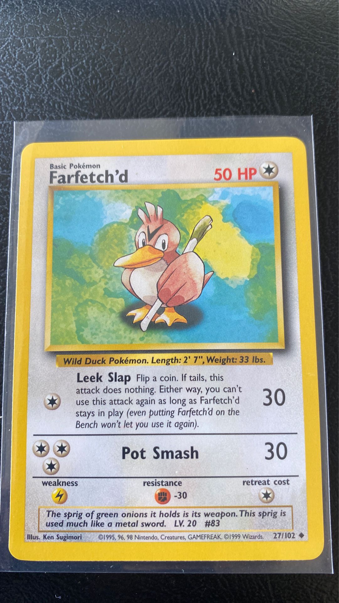 Farfetch'd Base set WOTC 1999