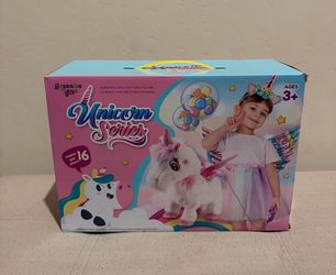 mechanical remote control Greenbo Unicorns Toys for Girls Ages 3+ with dress up set