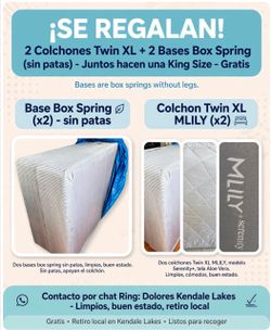 Colchones twin XL