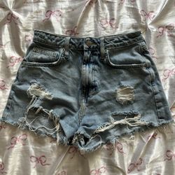 High Waisted Forever 21 Denim Shorts