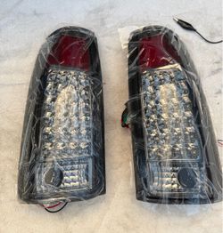 88-98 Chevy Silverado Tahoe Yukon Smoke LED Tail Lights