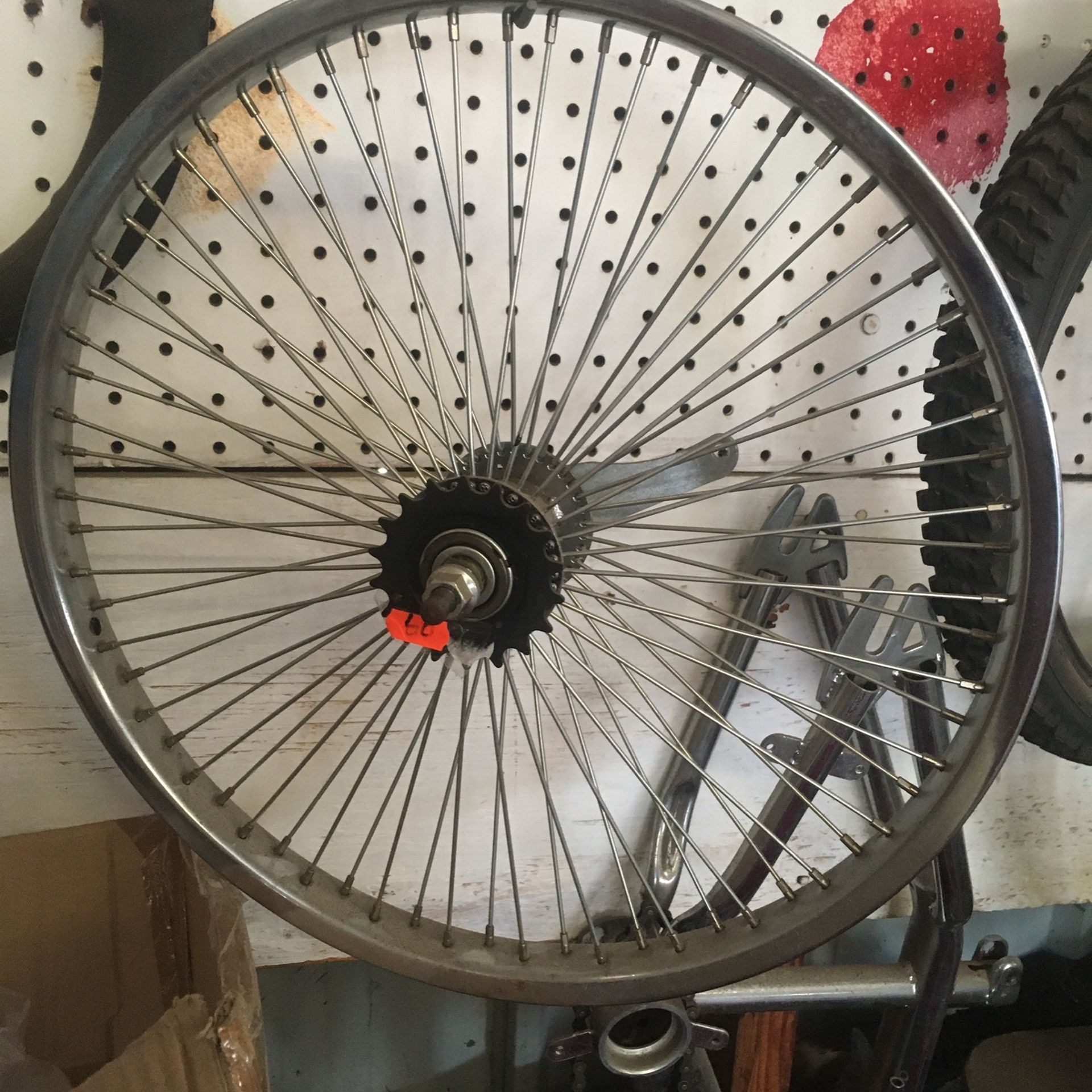 128 Spoke Low Rider 20 in. Back Wheel
