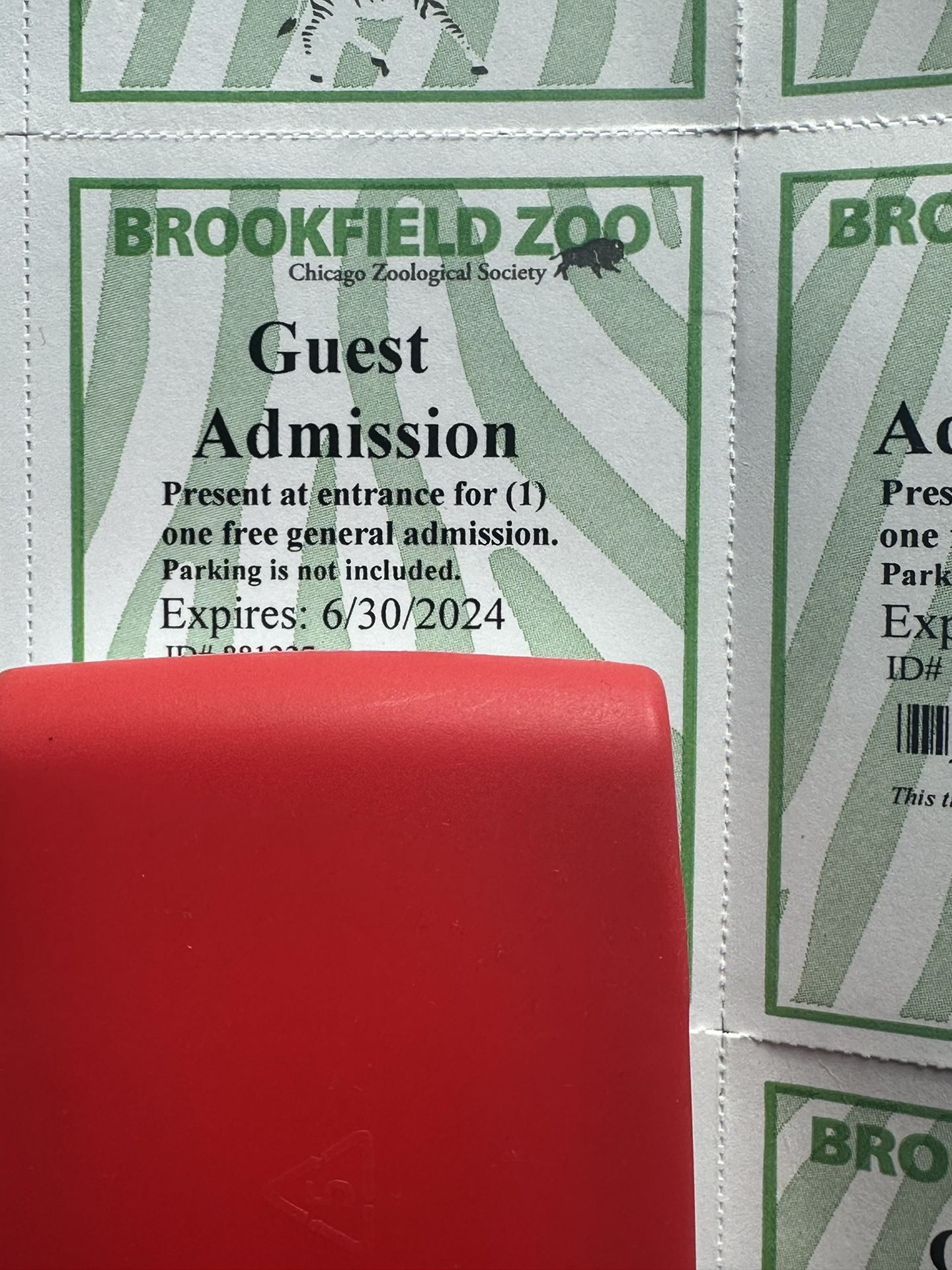 6admission Ticket Brookfield Zoo
