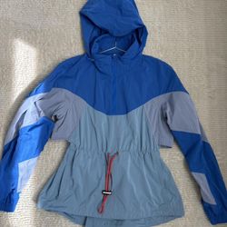 Lululemon blue windbreaker jacket