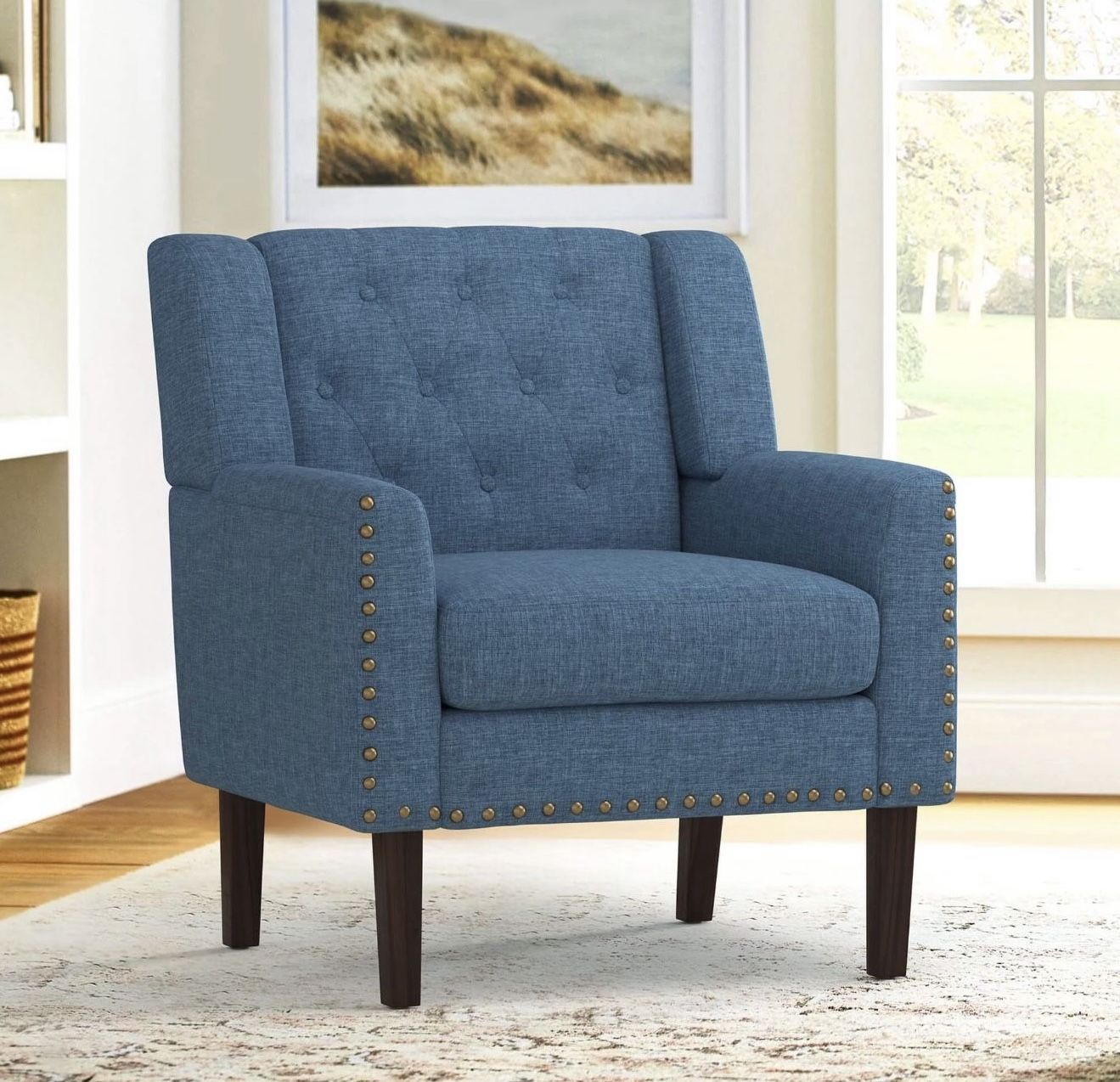Armchair / Single Sofa. Blue