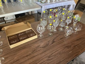 Wooden Block Table Numbers