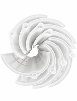 Cryspool® 1005 DE Filter Compatible with FNS Plus 60, 0, Jandy DEL/DEV60,DE6020, FS-2005, PFS3060, FC-9550,PG-1905, FG-1005, 7 Full + 1 Partial