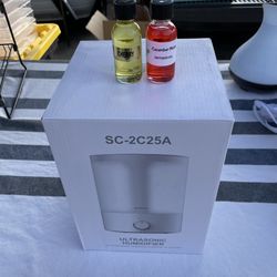 Aroma Diffuser kit  With 2 Oils 