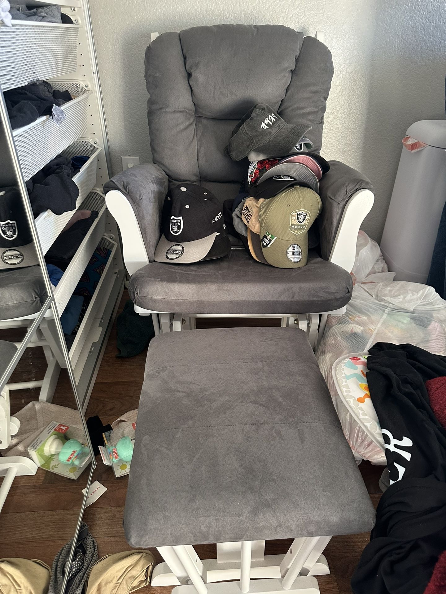 Rocking Chair And Stool