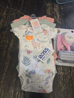 Preemie set of 3 onesie for girl