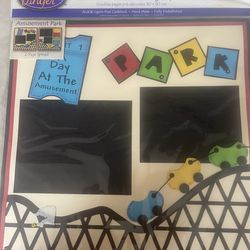 Just Jinger scrapbook completed page