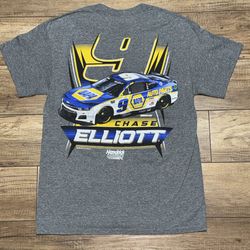 Chase Elliot Hendrick Motorsports NASCAR Cup Double Sided Graphic T Shirt Mens M