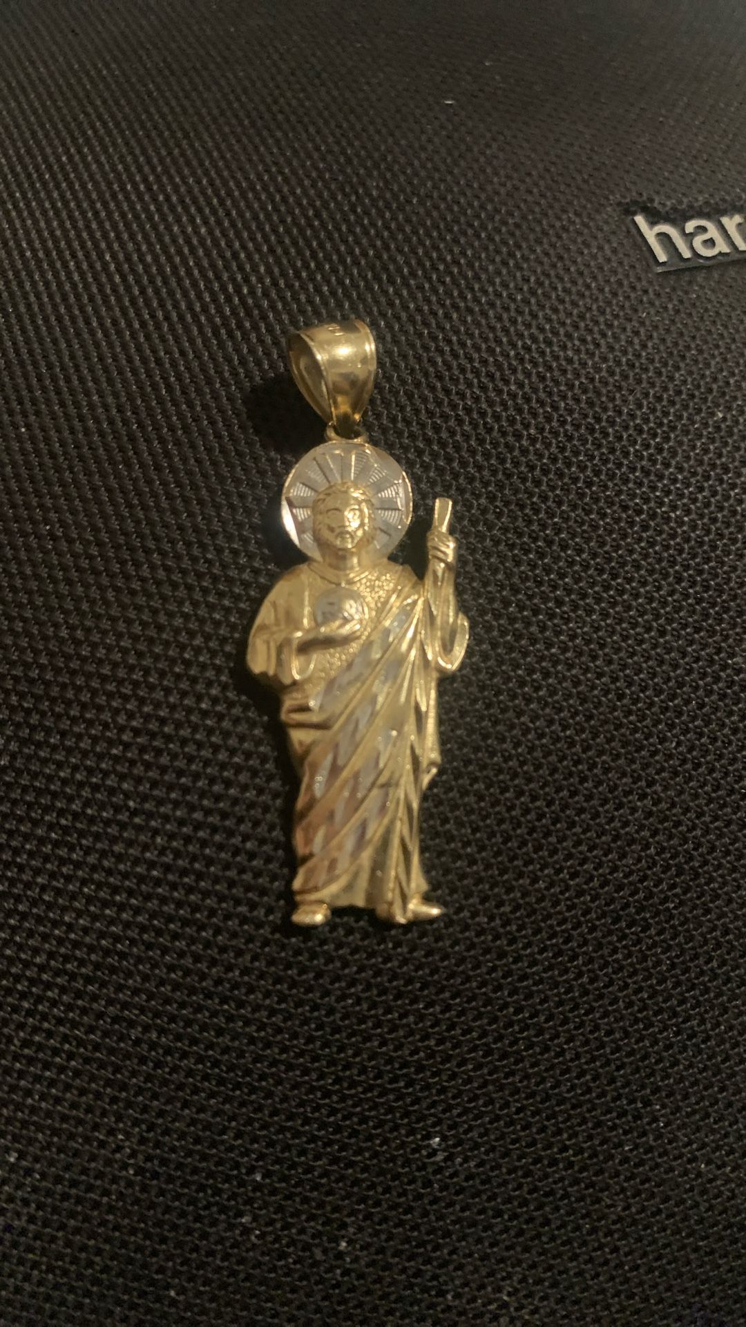 14kt San Judas Pendant
