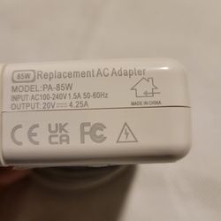 85w Replacement AC Adapter PA-85W 20V-4.25A