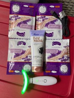 Skincare Bundle – Foot Masks, Leg Mask & Face Device