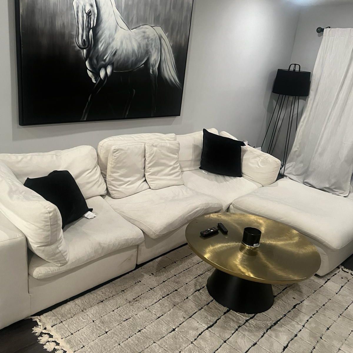 White Couch L