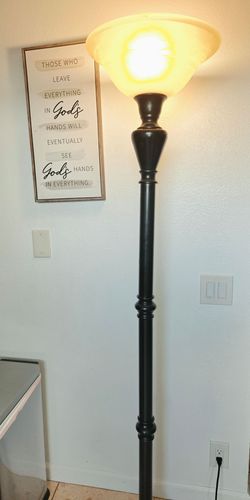 Heavy Floor Lamp Dark Bronze