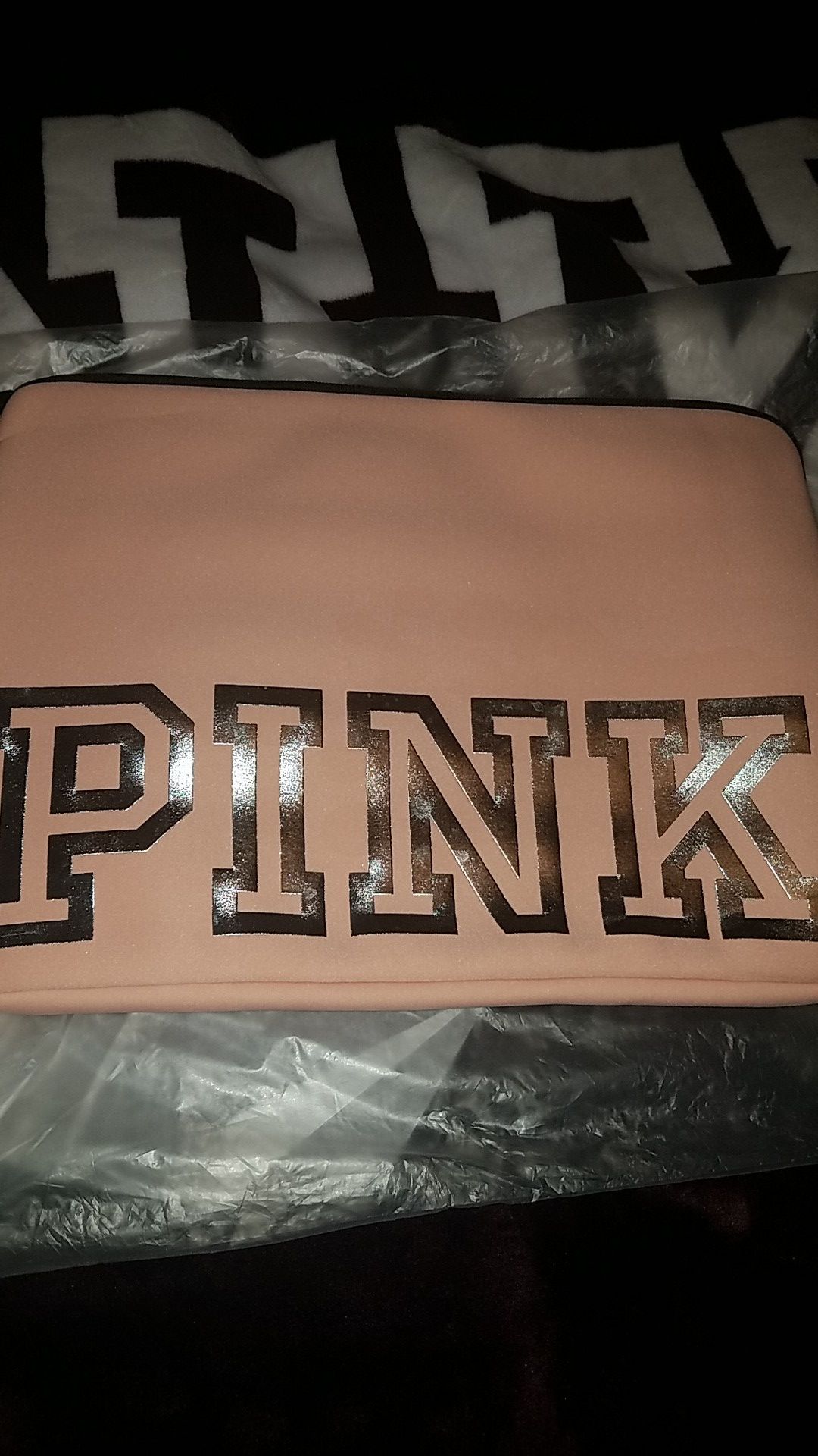 Victoria Secret Pink laptop sleeve