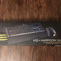 K55+Harpoon RGB Gaming Mouse And Keyboard 