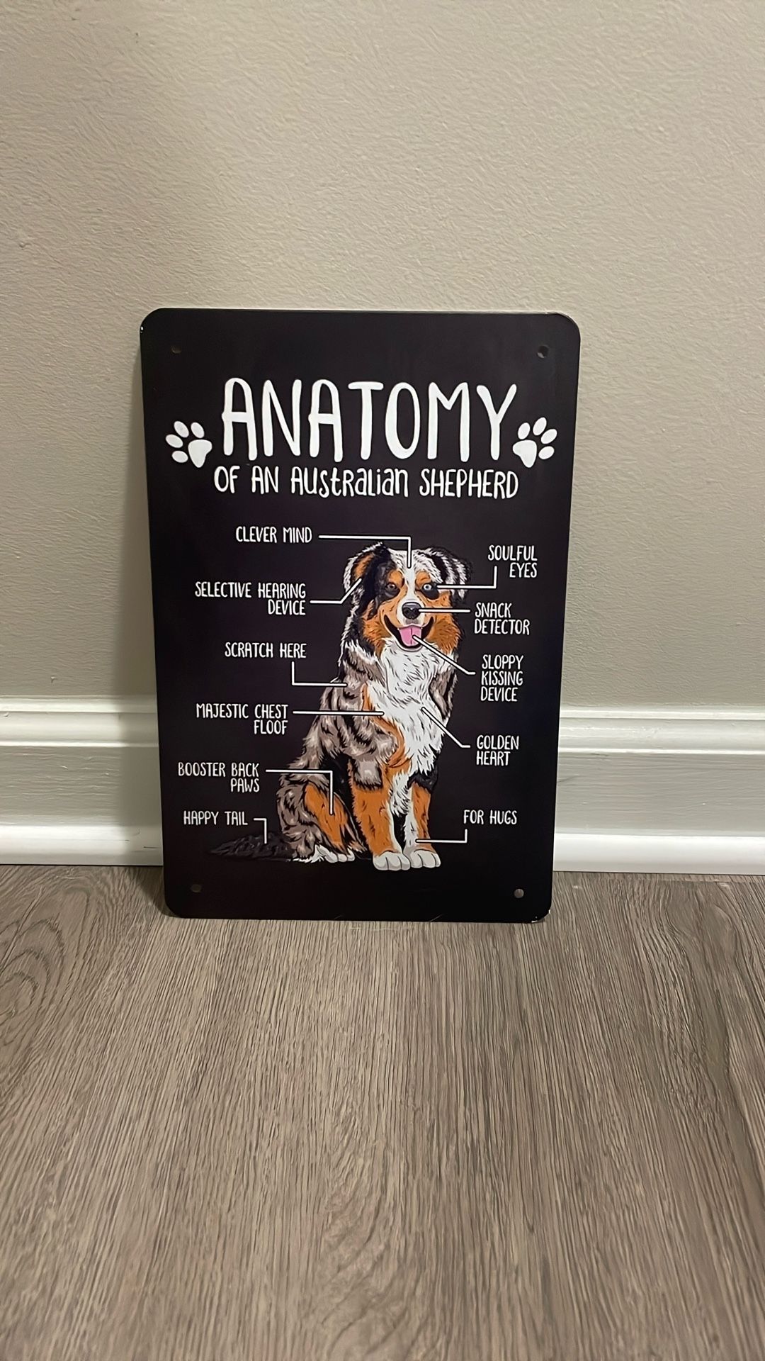 Australian Shepherd Sign