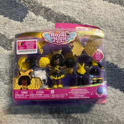 Cheerleading Doll Set - Yellow and Black