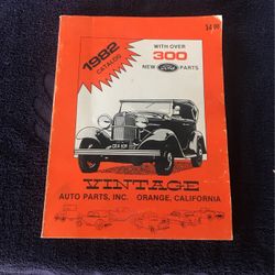 VINTAGE AUTO PARTS CATALOG