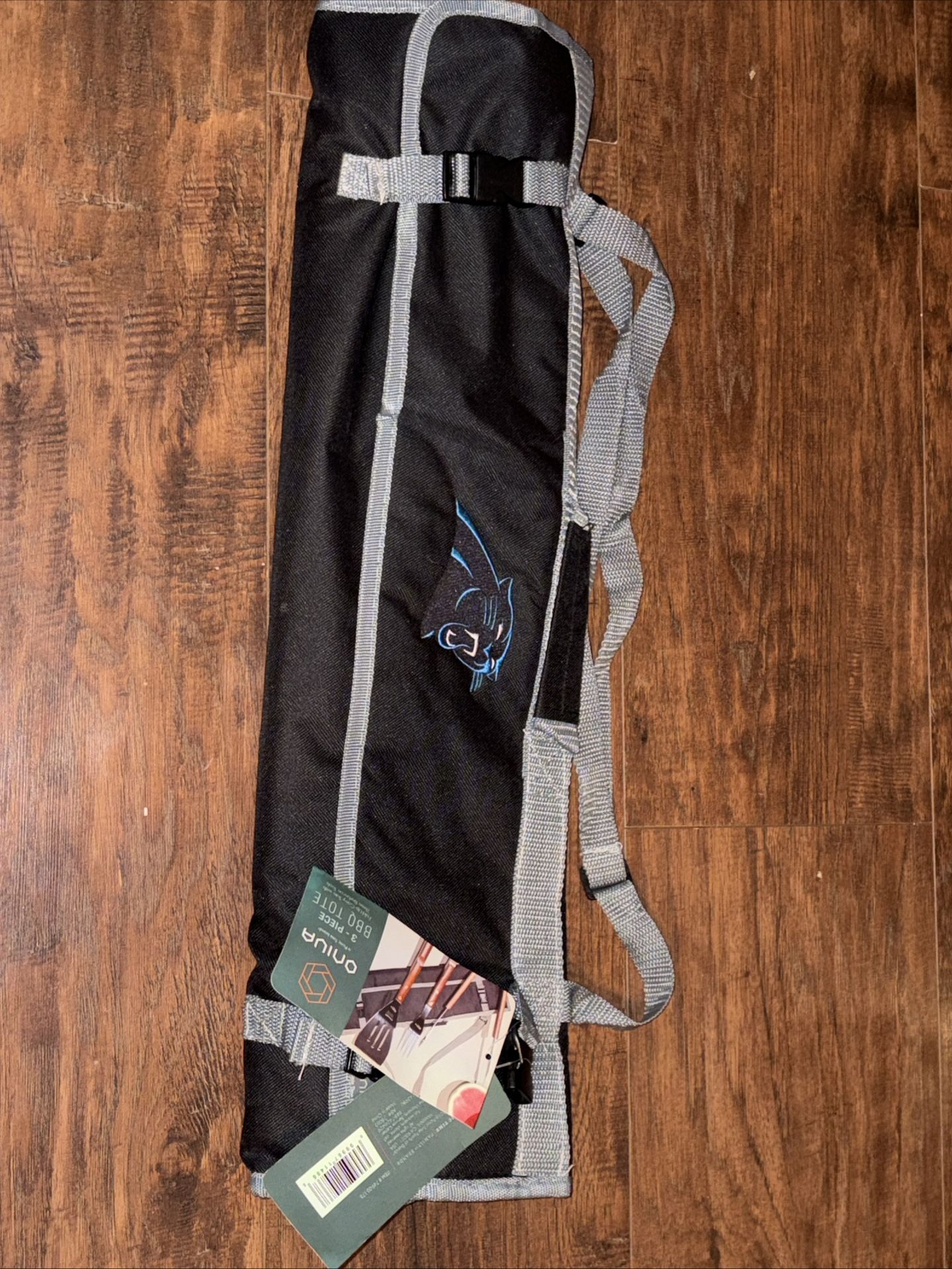 NWT Carolina Panthers Monica 3 Piece BBQ Tote Set