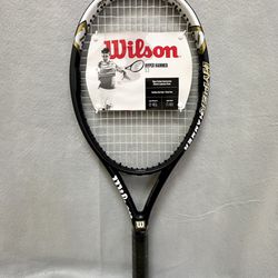Wilson Hyper Hammer 5.3 Tennis Racket 4 1/2 Grip With Case