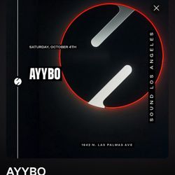 Ayybo @ Sound Nightclub 10/4