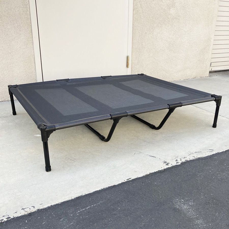 (New) $35 Elevated Dog Bed Xlarge 48x36x9” Breathable Raised Pet Bed Cot Indoor Outdoor