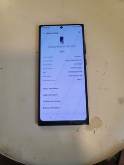 Samsung Note 20 Ultra.128GB.Unlocked