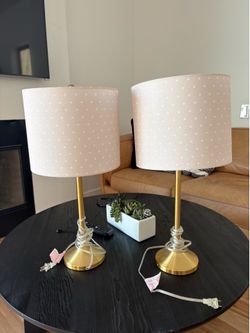 Polka Dot Set Lamps