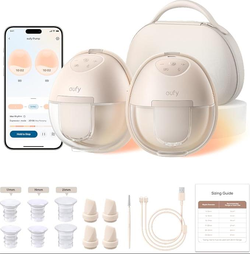 eufy Security Heated Wearable Breast Pump S1 Pro, Slim Hands-Free with Industry-Leading HeatFlo