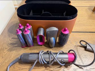 Dyson Air Wrap Fuchsia Pink And Grey